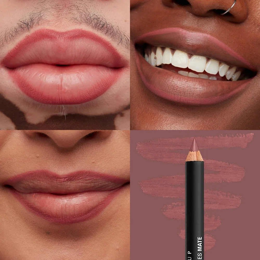 NYX Suede Matte Lip Liner Matte Lip Liner Pencil-Whipped Cavier(Brownish Pink)